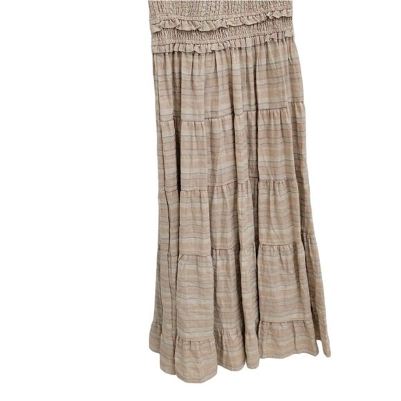 Storia Smocked Cotton  Floral Ruffle Cap Sleeve Dress Small NWT - Picture 4 of 11
